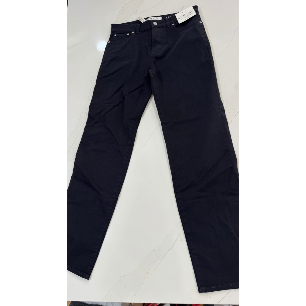 Madewell 1991 Straight Leg Pants Black Supersoft Twill NW539 29x30 NEW